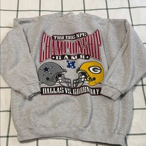 Logo Athletic Gray NFC Championship Sweatshirt